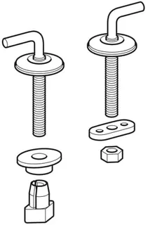 Keramag Scharniere zu WC Sitz passend zu WC-Sitz 573360/573361/573362/573363 – Bild 2