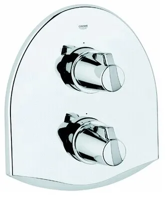 Grohe Chiara Thermostat Brausebatterie Fertigset, chrom