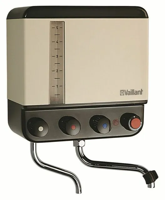 VAILLANT Elektro Kochendwassergerät Typ VEK 5 S, m. Armatur, braun/beige 02