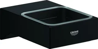 Grohe SELECTION CUBE Halter, für Glas/Seifenschale/-spender phantom black