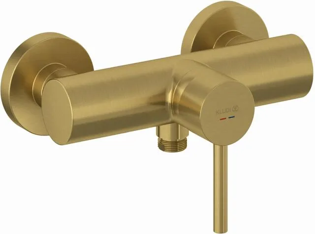 Kludi BOZZ Duscharmatur, Aufputz, brushed gold