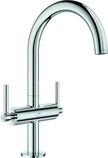 Grohe ATRIO Waschtischarmatur, L-Size, Hebelgriffe chrom