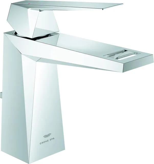 Grohe ALLURE BRILLIANT Waschtischarmatur, M-Size, Zugstangen-Ablaufgarnitur chrom