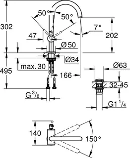Grohe ATRIO Waschtischarmatur, L-Size chrom – Bild 2