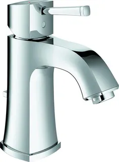 Grohe Grandera Waschtischarmatur, M-Size, Zugstangen-Ablaufgarnitur chrom