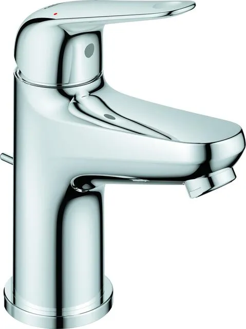 Grohe EUROECO Waschtischarmatur, S-Size, Push-open chrom