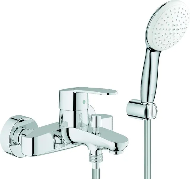 Grohe EUROSTYLE C Badewannenarmatur, mit Brausegarnitur chrom