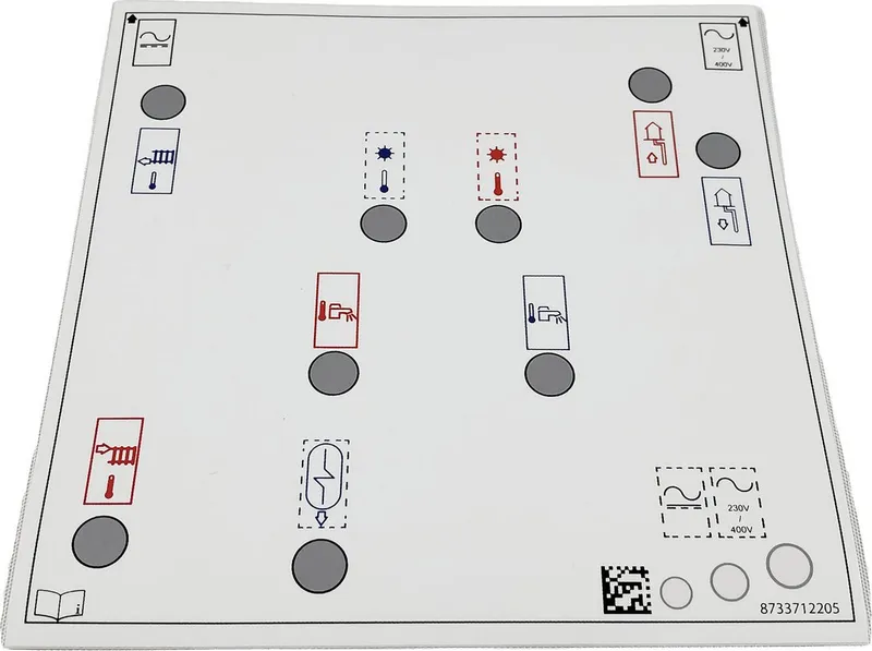 BOSCH Aufkleber Verbindungen für CS7800iLW.. M, CS7800iLW.. MF