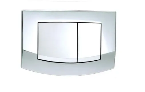 TECE Ambia WC Betätigungsplatte Zweimengentechnik chrom glänzend