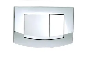 TECE Ambia WC Betätigungsplatte Zweimengentechnik chrom glänzend