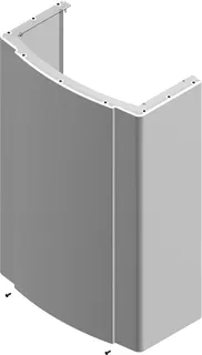 BOSCH Frontklappe für CL3000U W 35 E