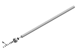 SIEGER Ersatzteil TTNR: 87185715640 Anode 650mm everp