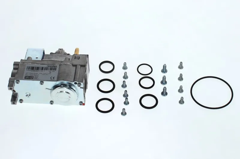 JU/SIEGER Gasarmatur 3P (80-100kW) für ZBR 100-3, KBR/ZBR 98..., BK16-95
