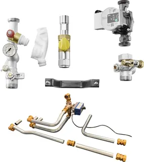 BOSCH Zubehör Pumpenanschlussgruppe mit 3-Wege-Ventil für GC7000 WP 70 Kask.