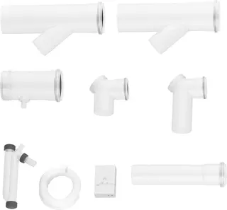 BOSCH Abgaszubehör FC-Set160-B23 Grundbausatz Kask. B23P 160mm, CO-Sensor