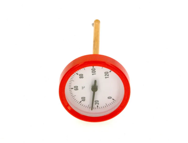 JU/SIEGER Ersatzteil TTNR: 87182214750 Thermometer rot NG50, 0-120 Grad C