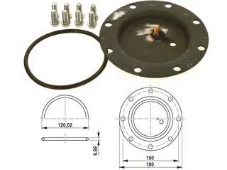 BOSCH Ersatzteil TTNR: 7747004730 Handlochdeckel DN120 everp