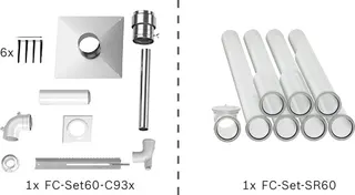 BOSCH Abgas-Standardpaket BOPA FC31 S Schacht starr, 60/100, 10m, RLU