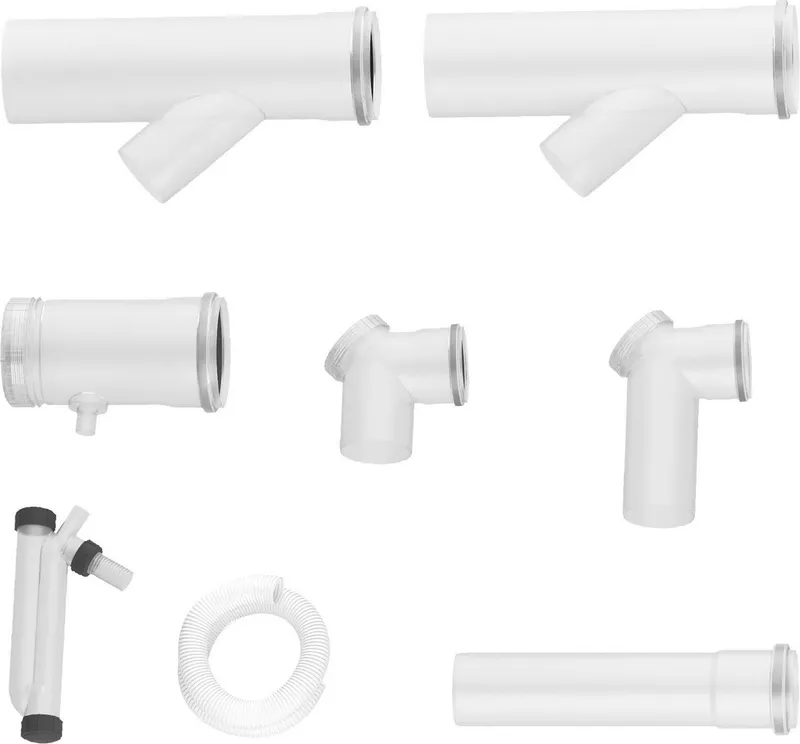 BOSCH Abgaszubehör FC-Set250-C(14)3x Grundbausatz Abgaskask. B23 DN250,Sensor