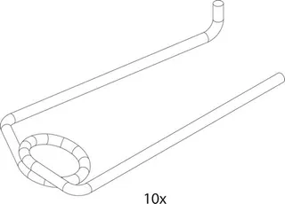 JU/BO/SI Ersatzteil TTNR: 87186846990 Haltefeder 18 mm (10x)