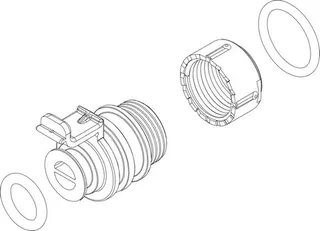 Junkers Ersatzteil TTNR: 87161064330 Adapter