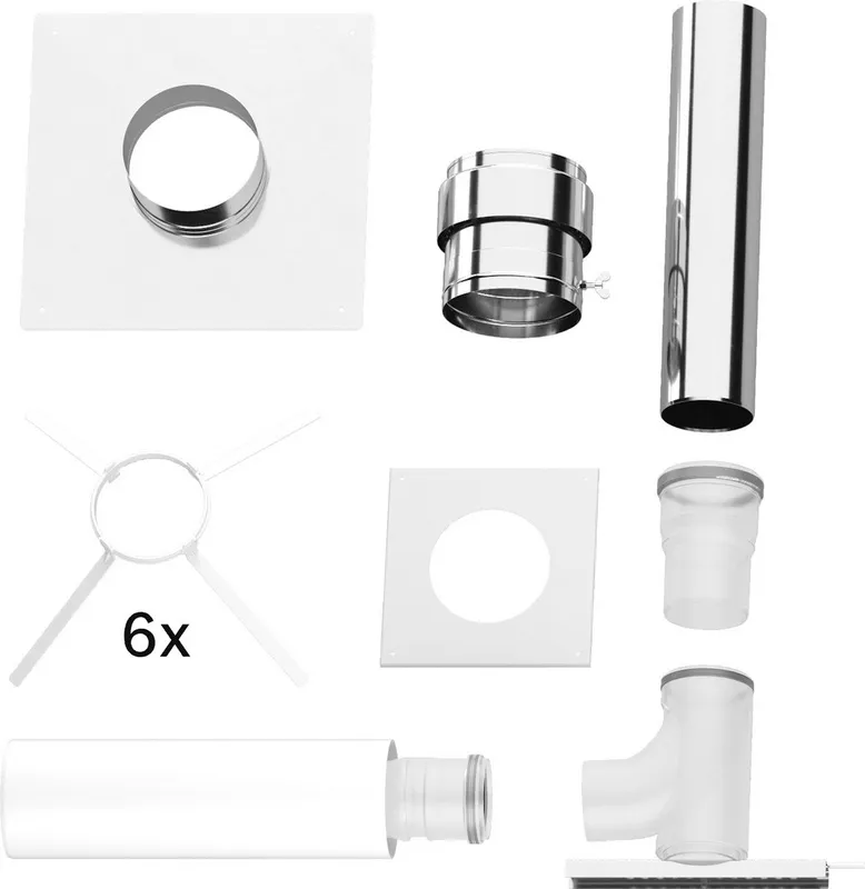 BOSCH Abgaszubehör FC-Set125-C93x Gbsatz Kaskade C93x im Schacht, d:125mm