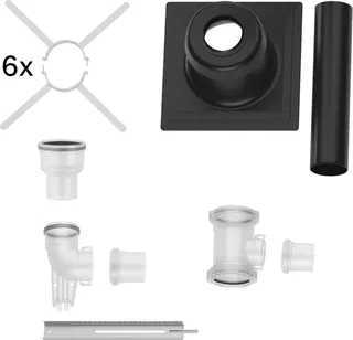 BOSCH Abgaszubehör FC-Set110-C(14)3x Grundbausatz C(14)3, d:110mm
