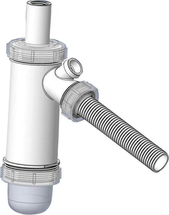 BOSCH Zubehör Wohnungslüftung BS-HRV Anschlussset Trockensiphon für V4000 CC