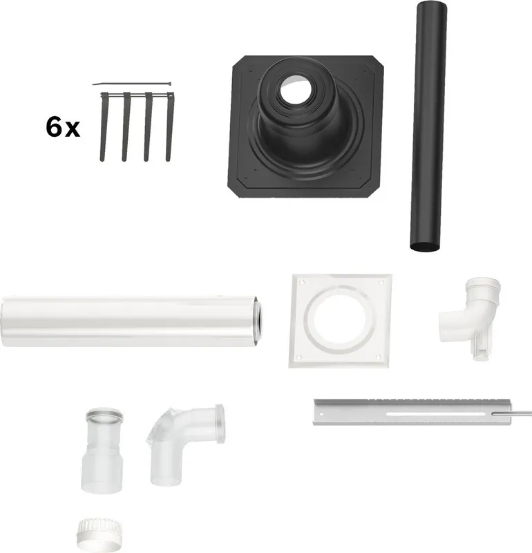 BOSCH Abgaszubehör FC-Set60-B53 Grundbausatz B53, d:60