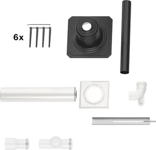 BOSCH Abgaszubehör FC-Set60-B53 (hinten) Grundbausatz B53, d:60