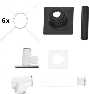 BOSCH Abgaszubehör FC-Set110-C93x (oben) Grundbausatz C93x Kunststoff d:110/160mm