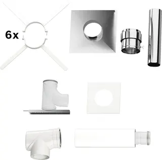 BOSCH Abgaszubehör FC-Set110-C93x (oben) Grundbausatz C93x Edelstahl, d:110/160mm