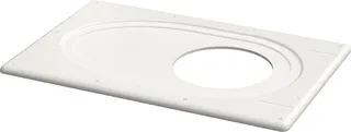 BOSCH Abgaszubehör FC-O110 Abdeckblende, weiß, d:160mm