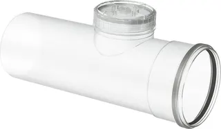 BOSCH Abgaszubehör FC-SR125 Rohr mit Prüföffnung, d:125mm, L:250mm