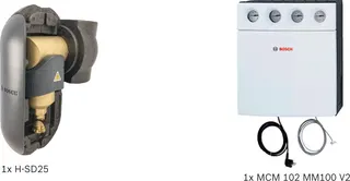 BOSCH Heizkreis-Standardpaket BOPA HKW08 2 Heizkreise: MCM 102 MM200 + H-SD25
