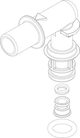 Junkers Ersatzteil TTNR: 8737602633 Drossel 14 kW Lgas