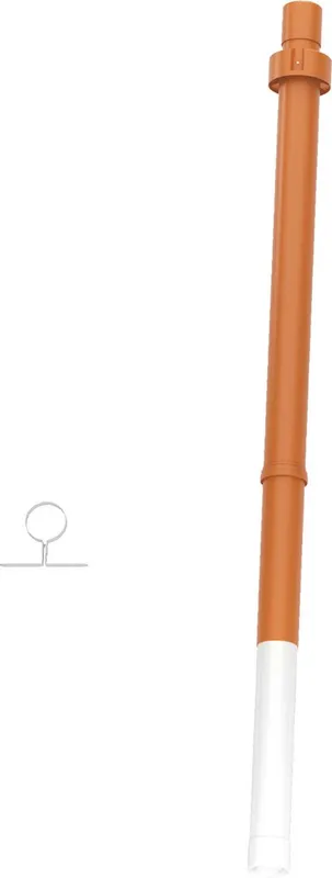 BOSCH Abgaszubehör FC-Set80-C33x (oben) Grundbausatz C33x, rot, 1,5m, d:80/125mm