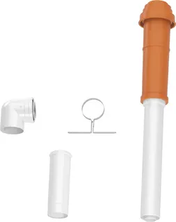 BOSCH Abgaszubehör FC-Set80-C33x (hinten Grundbausatz C33x, rot, d:80/125mm