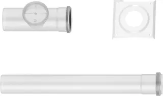 BOSCH Abgaszubehör FC-Set80-B23 (hinten) Grundbausatz B23P d:80mm, waagerecht