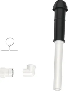 BOSCH Abgaszubehör FC-Set60-C33x, hinten Grundbausatz C33x, schwarz, d:60/100mm