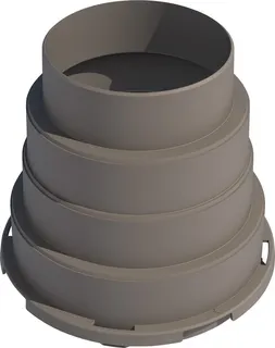 BOSCH Zubehör Wohnungslüftung VKH Anschluss-Adapter für VK 125-1