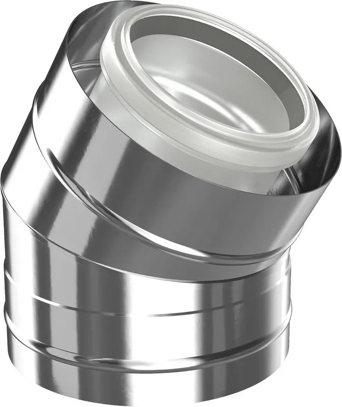 BOSCH Abgaszubehör FC-CE80-30 Bogen konzentr. d:80/125, 30Gr Edelstahl
