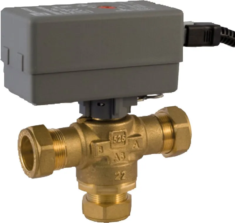BOSCH Zubehör für Luftwärmepumpen WWV 28-1 Warmwasser-Umschaltventil 28 mm, Kvs=6,5
