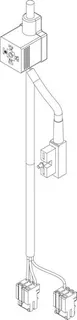 BOSCH Ersatzteil TTNR: 8738805147 Verbindungsleitung MV1 MV2 1100 everp
