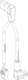 BOSCH Ersatzteil TTNR: 8738805146 Y- Kabel SAFe Gebläse 1400/1100 everp