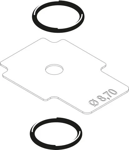 BOSCH Ersatzteil TTNR: 8738805026 Gasblende VR4615 D=8,70 mm everp