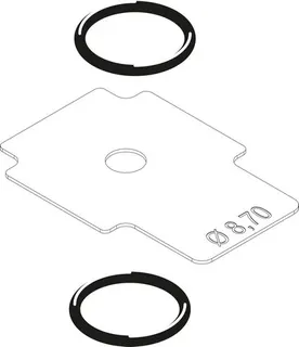 BOSCH Ersatzteil TTNR: 8738805026 Gasblende VR4615 D=8,70 mm everp