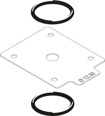 BOSCH Ersatzteil TTNR: 8738805016 Gasdrossel VR4XX D = 12,30 mm everp