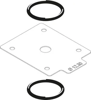 BOSCH Ersatzteil TTNR: 8738805016 Gasdrossel VR4XX D = 12,30 mm everp