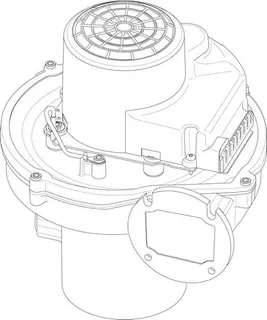BOSCH Ersatzteil TTNR: 8738805004 Gebläse EBM NRG-137 - 75-100 kW everp